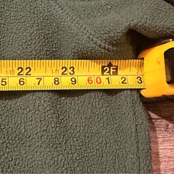 L.L. Bean Mens Size XL Heavy Fleece Blank Green Pullover‎ Sweater - Picture 5 of 6